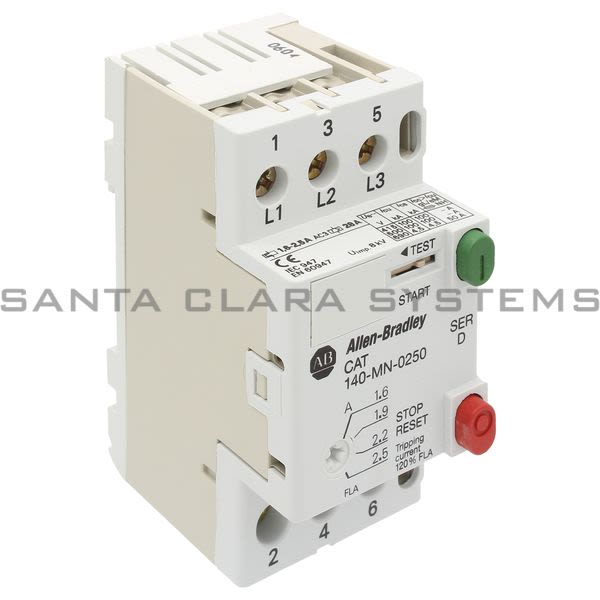 Allen Bradley 140-MN-0250  Manual Starter Product Image