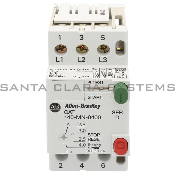 Allen Bradley 140-MN-0400 Manual Starter Product Image