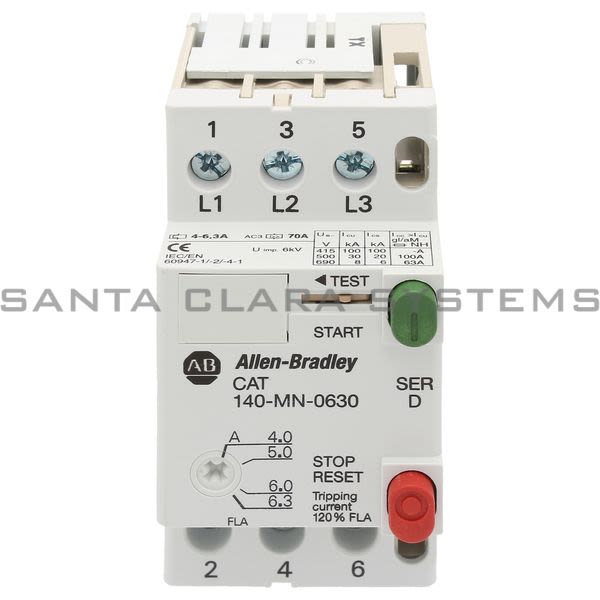 Allen Bradley 140-MN-0630  Manual Starter Product Image