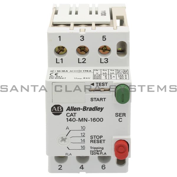 Allen Bradley 140-MN-1600 Manual Starter Product Image