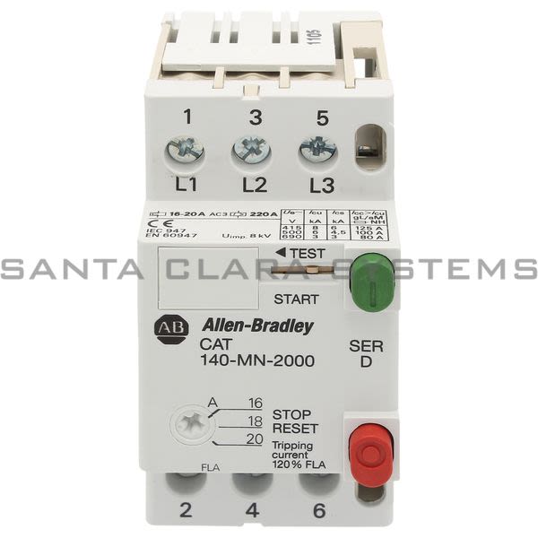 Allen Bradley 140-MN-2000 Manual Starter Product Image