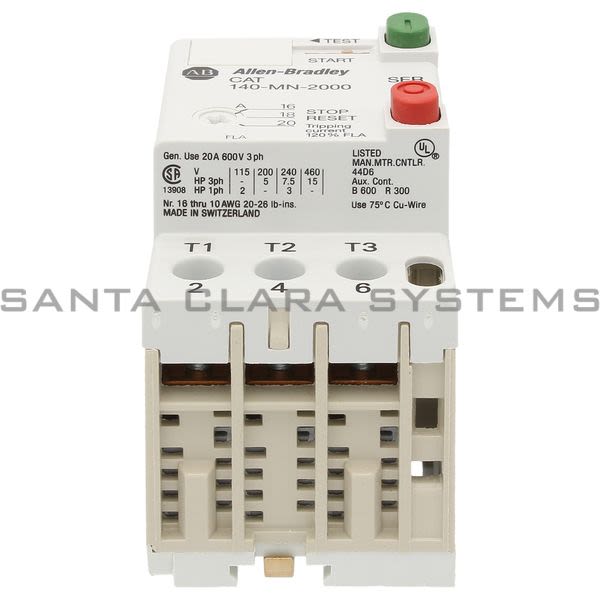 Allen Bradley 140-MN-2000 Manual Starter Product Image