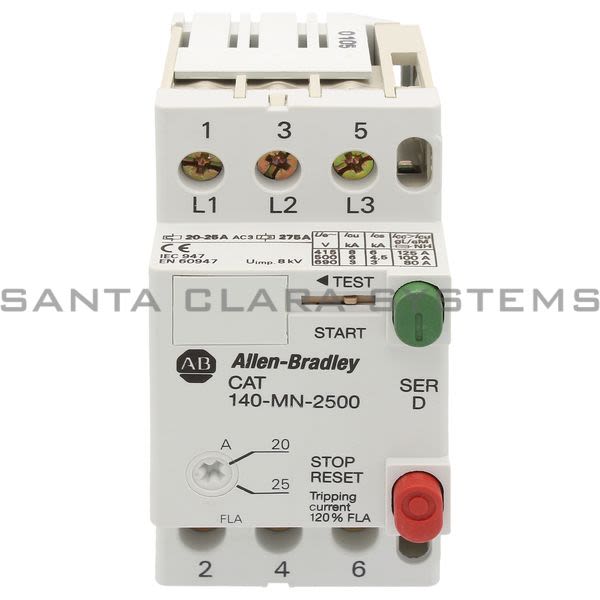 Allen Bradley 140-MN-2500 Manual Starter Product Image