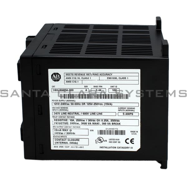 Allen Bradley 1404-M405A-000 PowerMonitor 3000 Master Module Product Image