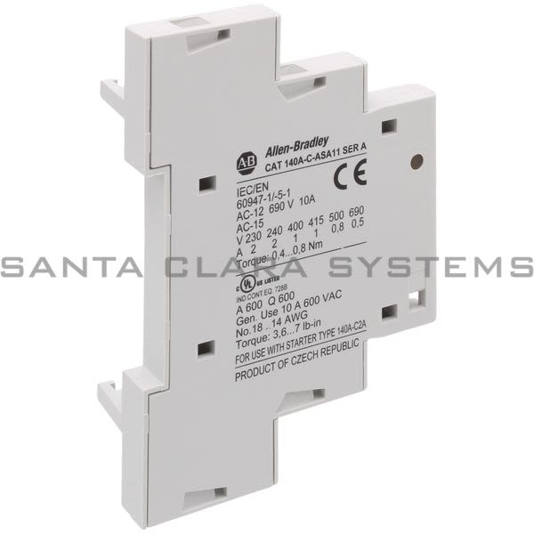 Allen Bradley 140A-C-ASA11 AUXILIARY CONTACT Product Image