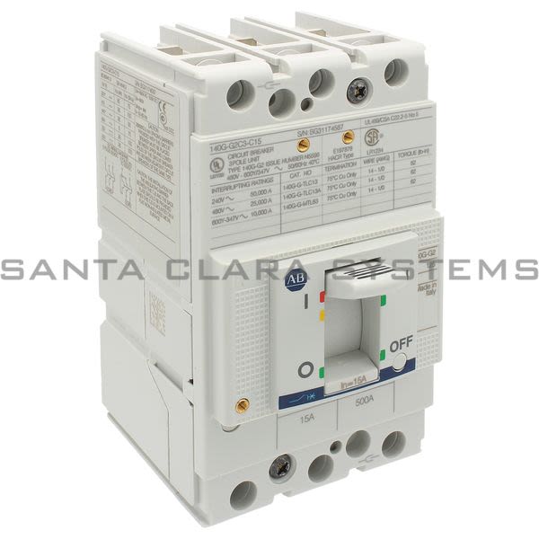 Allen Bradley 140G-G2C3-C15 Circuit Breaker Product Image