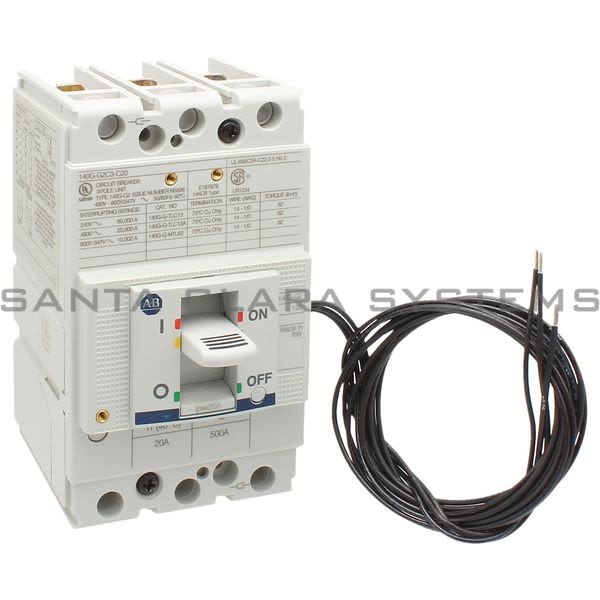 Allen Bradley 140G-G2C3-C20-KA Molded Case Circuit Breaker Product Image