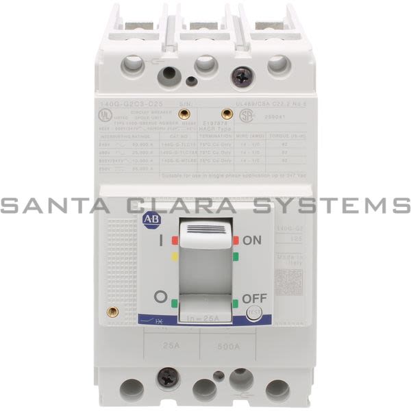 Allen Bradley 140G-G2C3-C25 Circuit Breaker Product Image