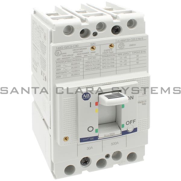 Allen Bradley 140G-G2C3-C30 Circuit Breaker Product Image