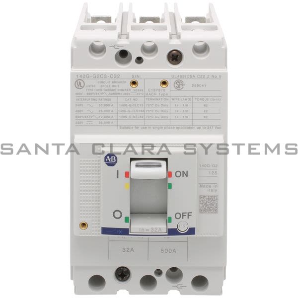 Allen Bradley 140G-G2C3-C32 Circuit Breaker Product Image
