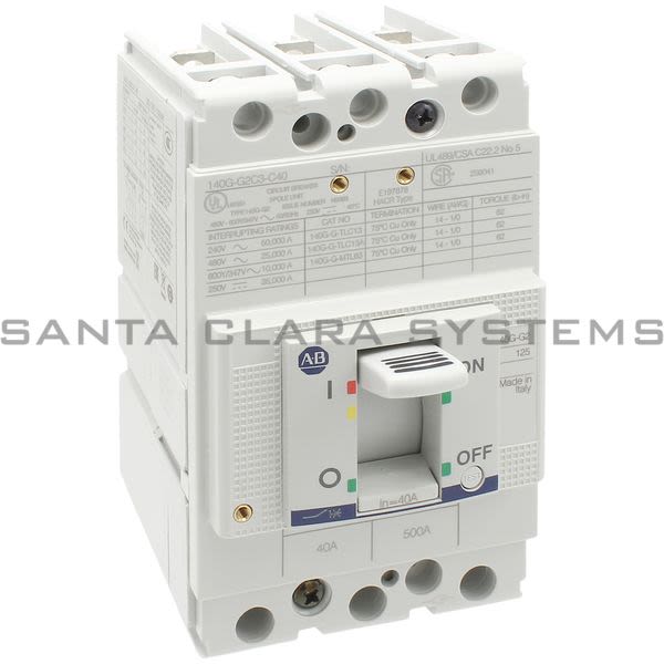 Allen Bradley 140G-G2C3-C40 Circuit Breaker Product Image