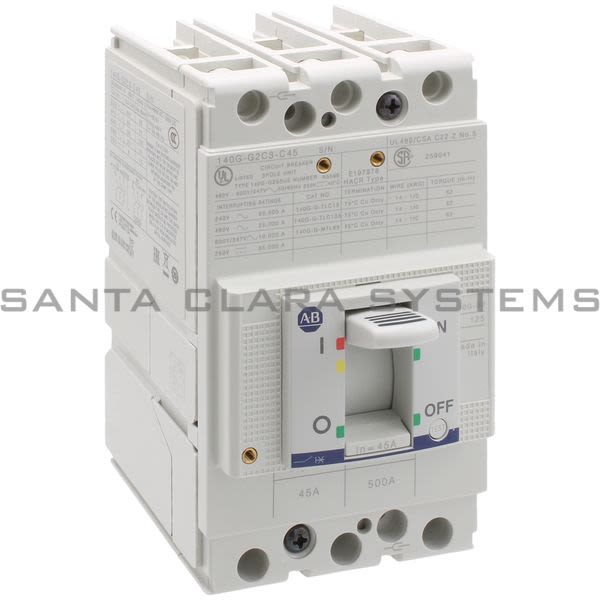 Allen Bradley 140G-G2C3-C45 Circuit Breaker Product Image