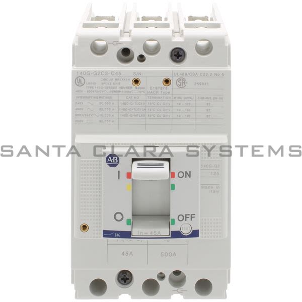 Allen Bradley 140G-G2C3-C45 Circuit Breaker Product Image