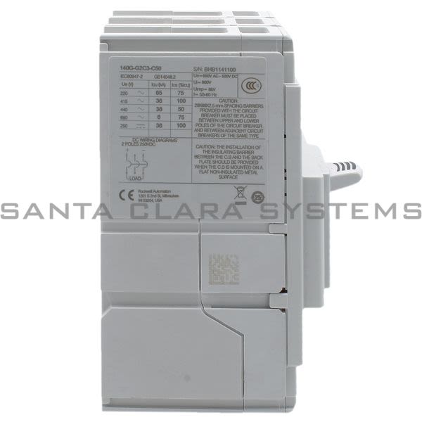 Allen Bradley 140G-G2C3-C50 Circuit Breaker Product Image