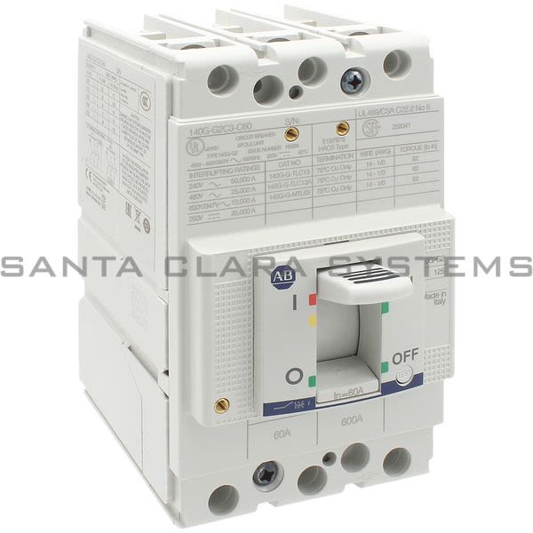Allen Bradley 140G-G2C3-C60 Circuit Breaker Product Image