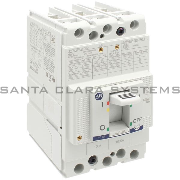 Allen Bradley 140G-G2C3-D10 Circuit Breaker Product Image