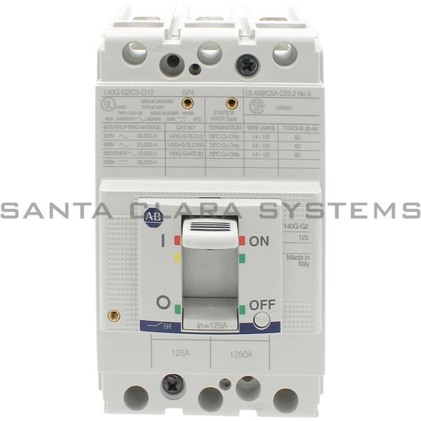 Allen Bradley 140G-G2C3-D12 Circuit Breaker Product Image