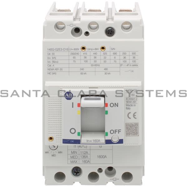 Allen Bradley 140G-G2E3-D16 Circuit Breaker Product Image