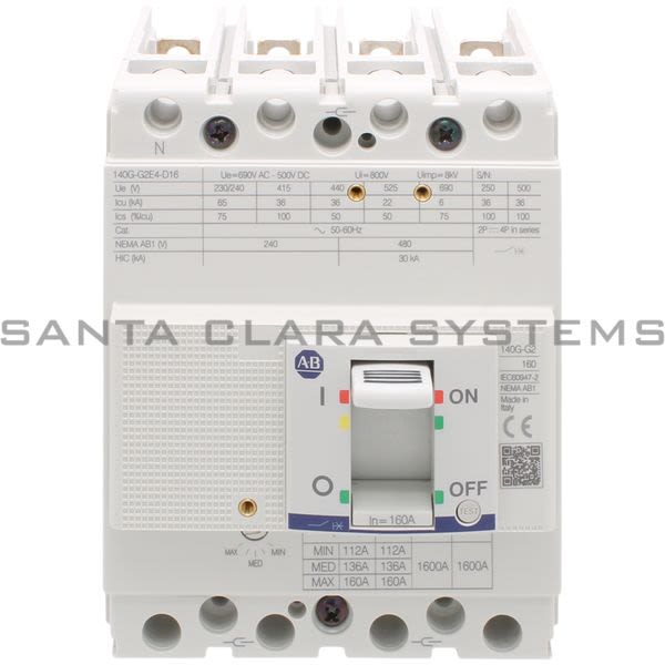 Allen Bradley 140G-G2E4-D16 Circuit Breaker Product Image