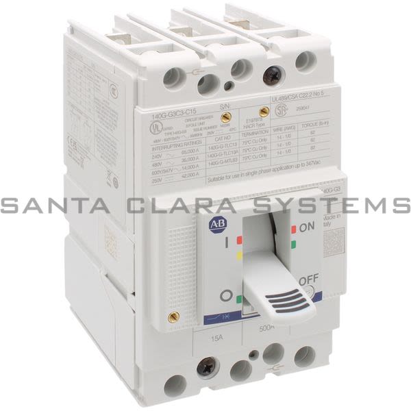 Allen Bradley 140G-G3C3-C15 Circuit Breaker Product Image