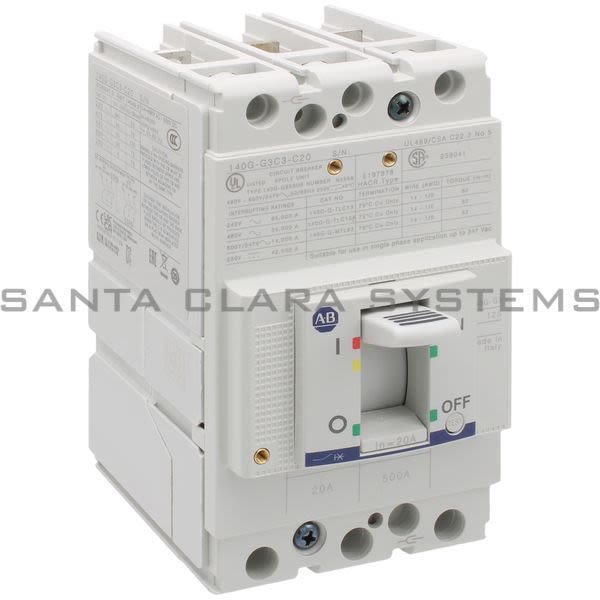 Allen Bradley 140G-G3C3-C20 Circuit Breaker Product Image