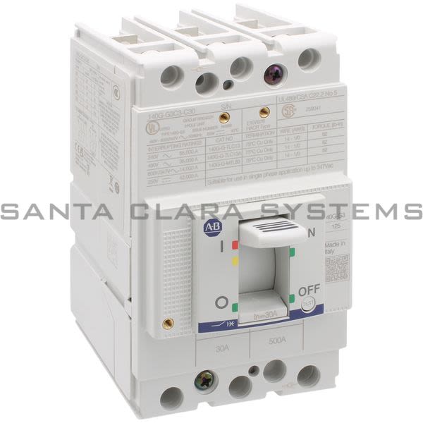 Allen Bradley 140G-G3C3-C30 Circuit Breaker Product Image