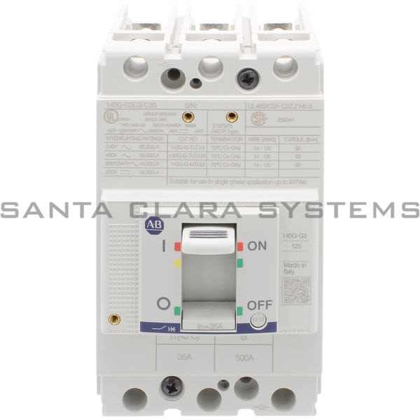 Allen Bradley 140G-G3C3-C35 Circuit Breaker Product Image