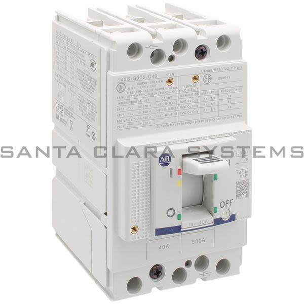 Allen Bradley 140G-G3C3-C40 Circuit Breaker Product Image