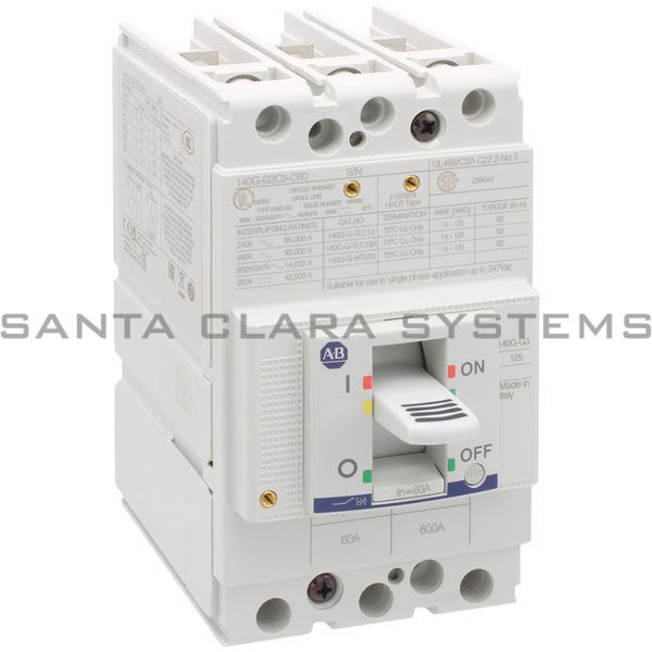 Allen Bradley 140G-G3C3-C60 Circuit Breaker Product Image