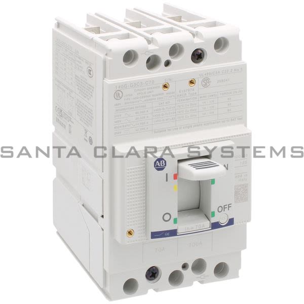 Allen Bradley 140G-G3C3-C70 Circuit Breaker Product Image