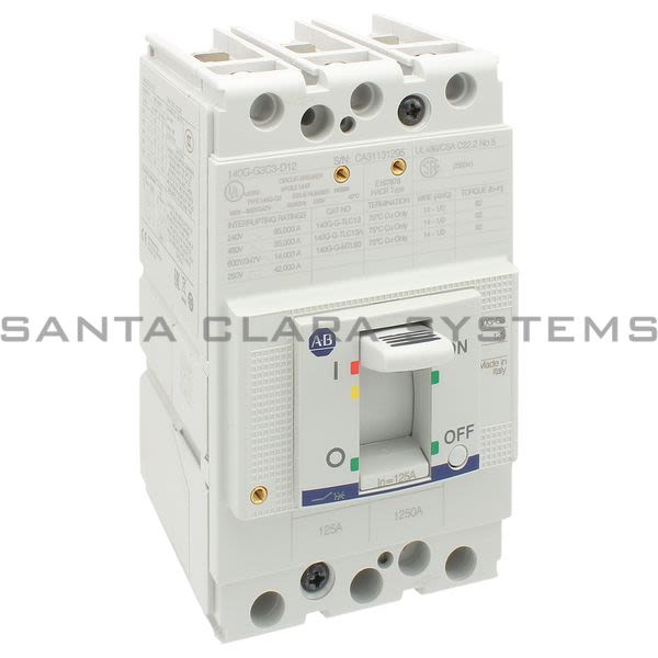Allen Bradley 140G-G3C3-D12 Circuit Breaker Product Image