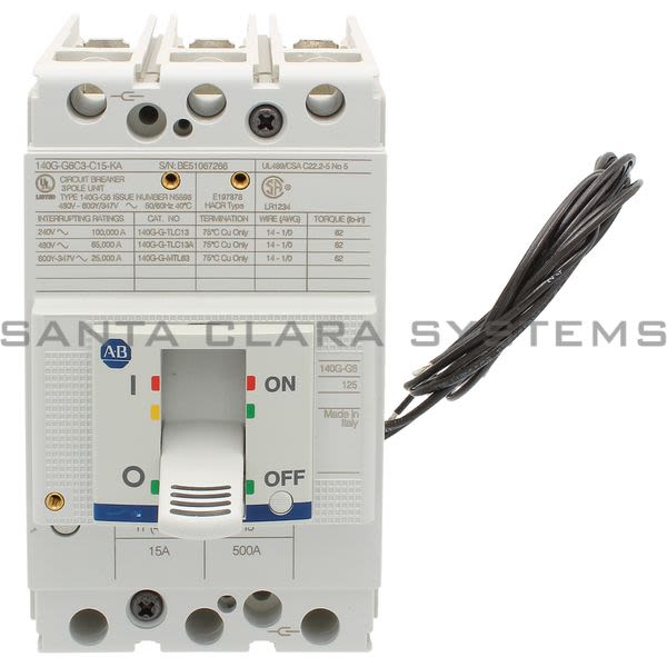 Allen Bradley 140G-G6C3-C15-KA Circuit Breaker Product Image
