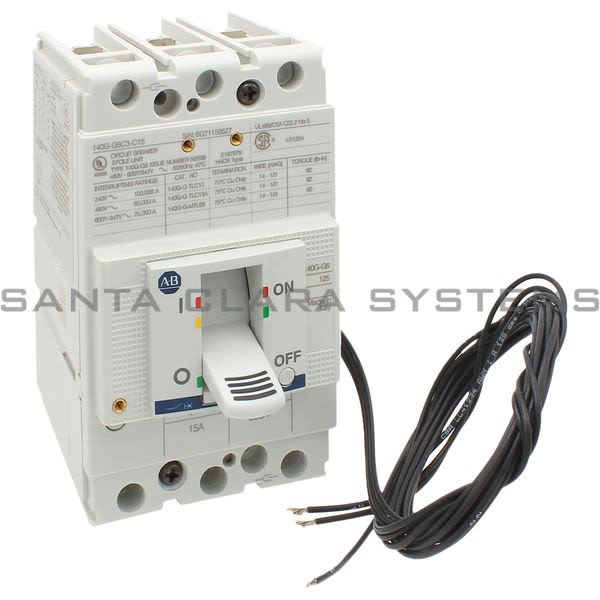 Allen Bradley 140G-G6C3-C15-KJ Circuit Breaker Product Image