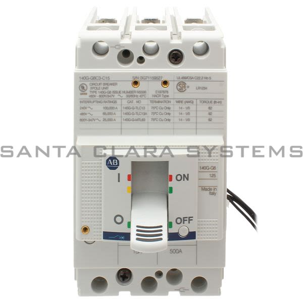 Allen Bradley 140G-G6C3-C15-KJ Circuit Breaker Product Image