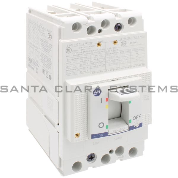 Allen Bradley 140G-G6C3-C20 Circuit Breaker Product Image