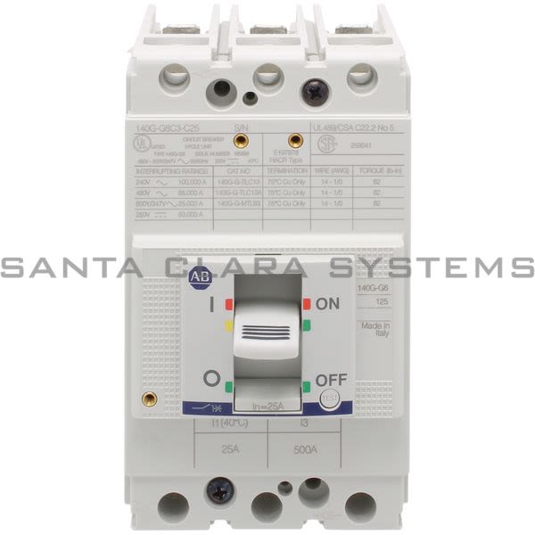 Allen Bradley 140G-G6C3-C25 Circuit Breaker Product Image