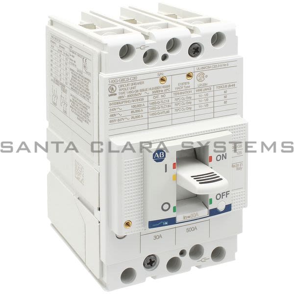 Allen Bradley 140G-G6C3-C30 Circuit Breaker Product Image