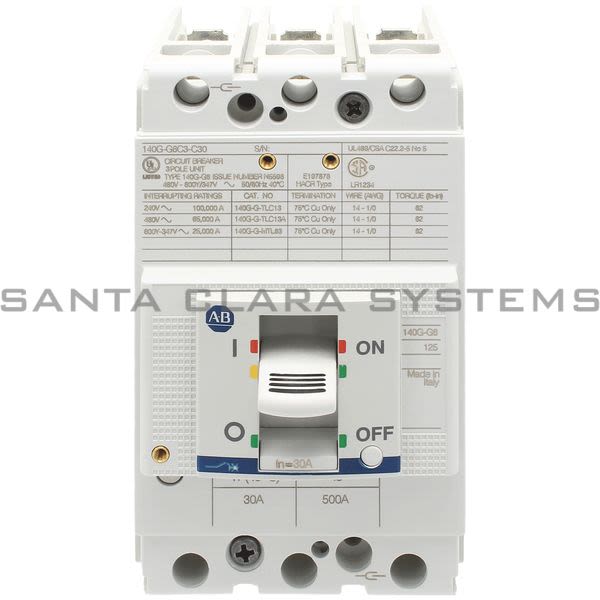 Allen Bradley 140G-G6C3-C30 Circuit Breaker Product Image