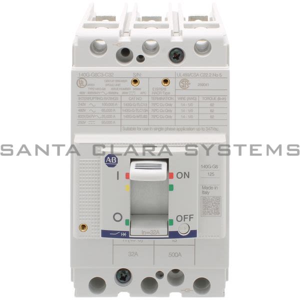 Allen Bradley 140G-G6C3-C32 Circuit Breaker Product Image