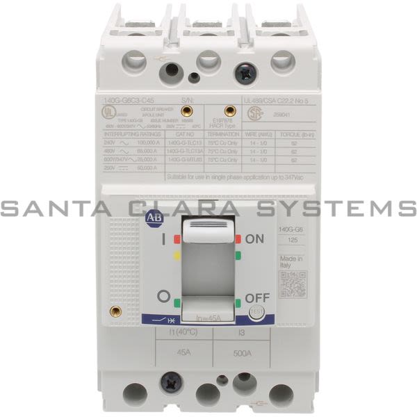 Allen Bradley 140G-G6C3-C45 Circuit Breaker Product Image