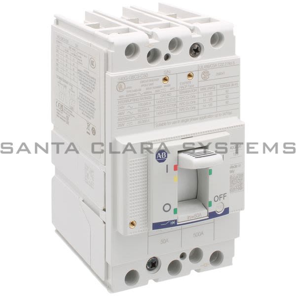 Allen Bradley 140G-G6C3-C50 Circuit Breaker Product Image