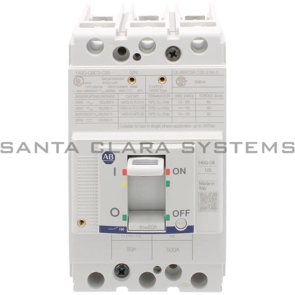 Allen Bradley 140G-G6C3-C50 Circuit Breaker Product Image