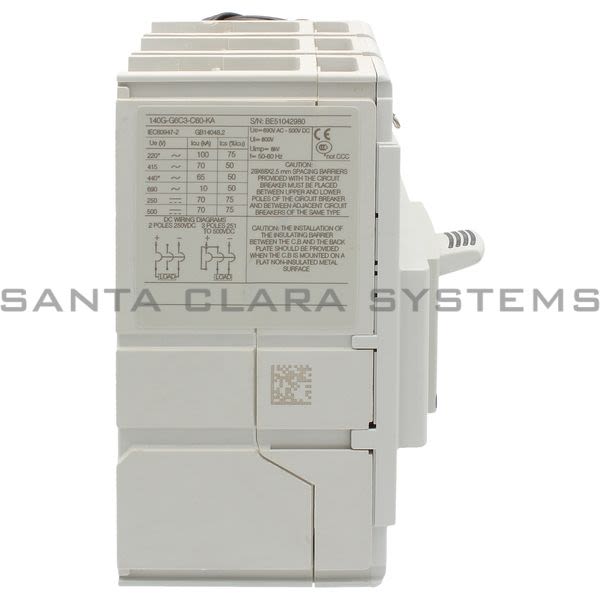 Allen Bradley 140G-G6C3-C60-KA Circuit Breaker Product Image