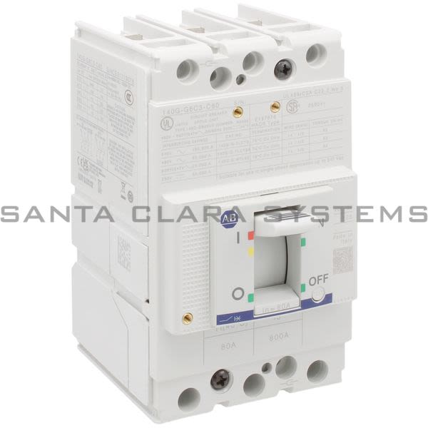 Allen Bradley 140G-G6C3-C80 Circuit Breaker Product Image