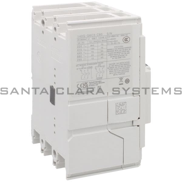 Allen Bradley 140G-G6C3-C80 Circuit Breaker Product Image