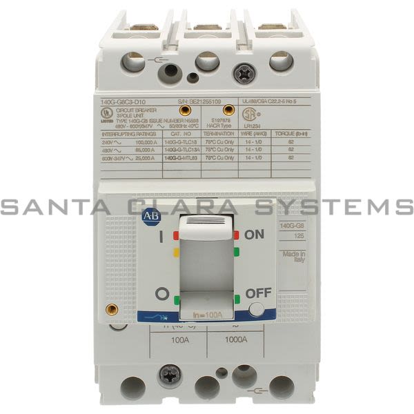 Allen Bradley 140G-G6C3-D10 Circuit Breaker Product Image