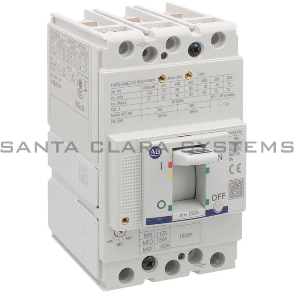 Allen Bradley 140G-G6E3-D16 Circuit Breaker Product Image