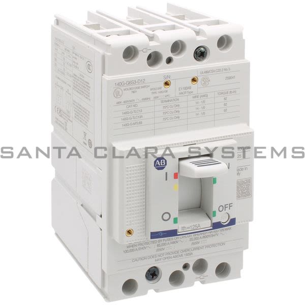 Allen Bradley 140G-G6S3-D12 Switch Product Image