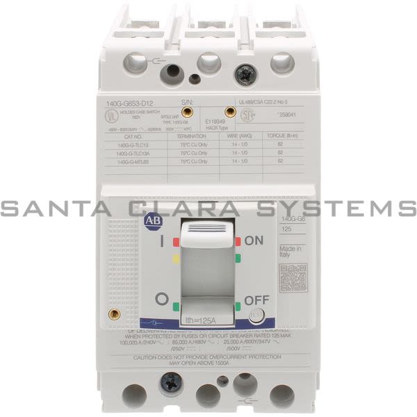 Allen Bradley 140G-G6S3-D12 Switch Product Image