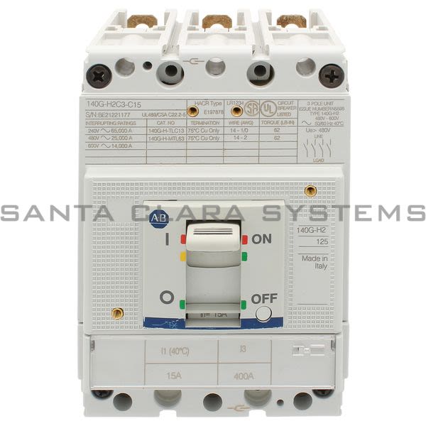 Allen Bradley 140G-H2C3-C15 Circuit Breaker Product Image